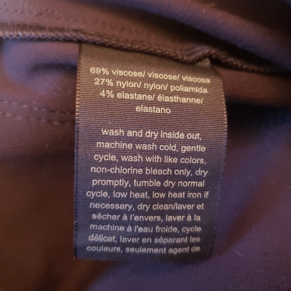 Tommy Hilfiger navy leggings size 8 - Picture 10 of 11